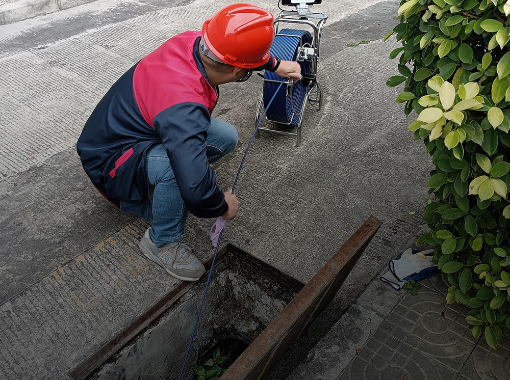 Industrial drainage inspection